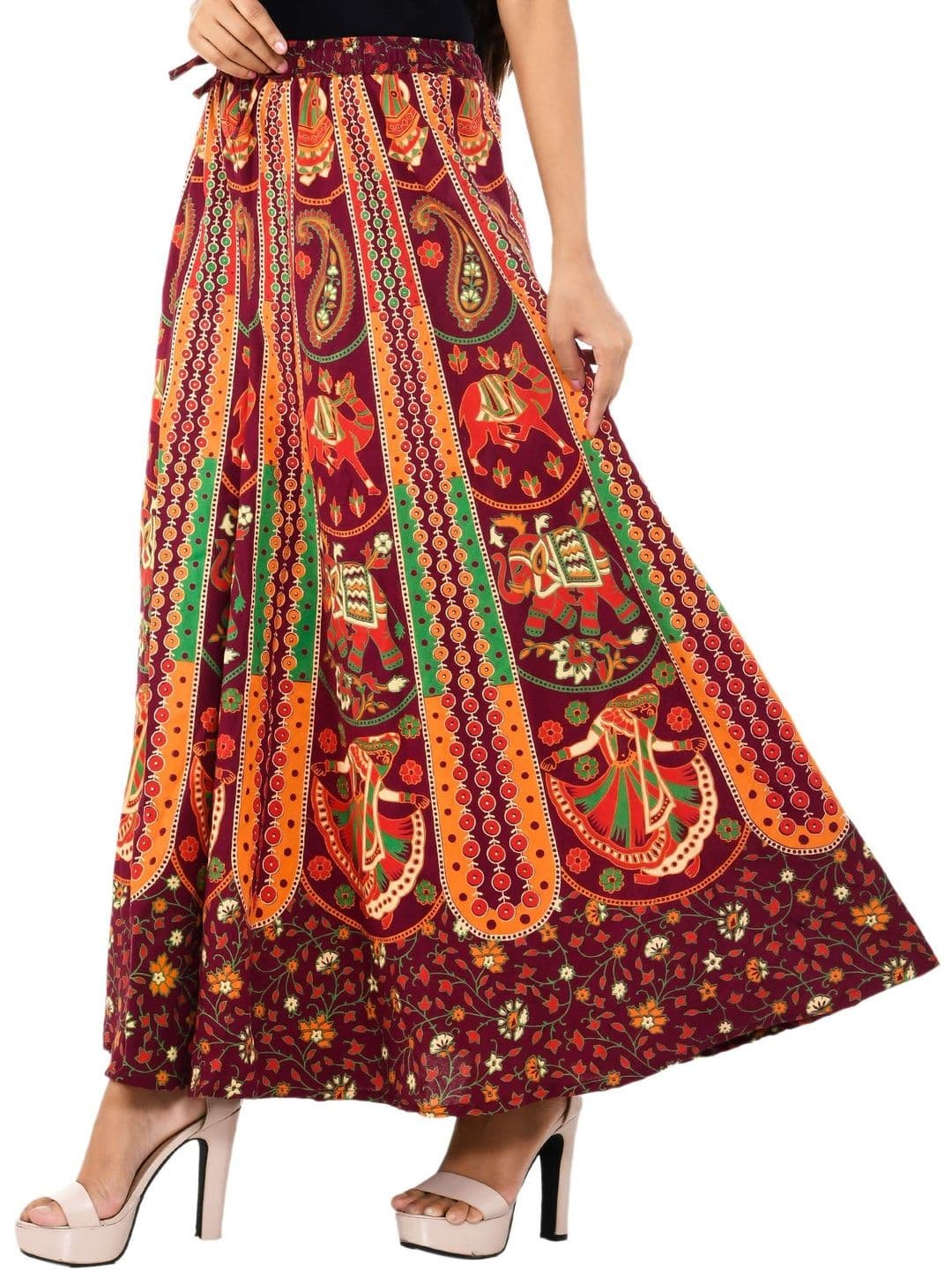 SAMJHI Women Ethnic Motifs Printed Ethnic Palazzos thumbnail 2