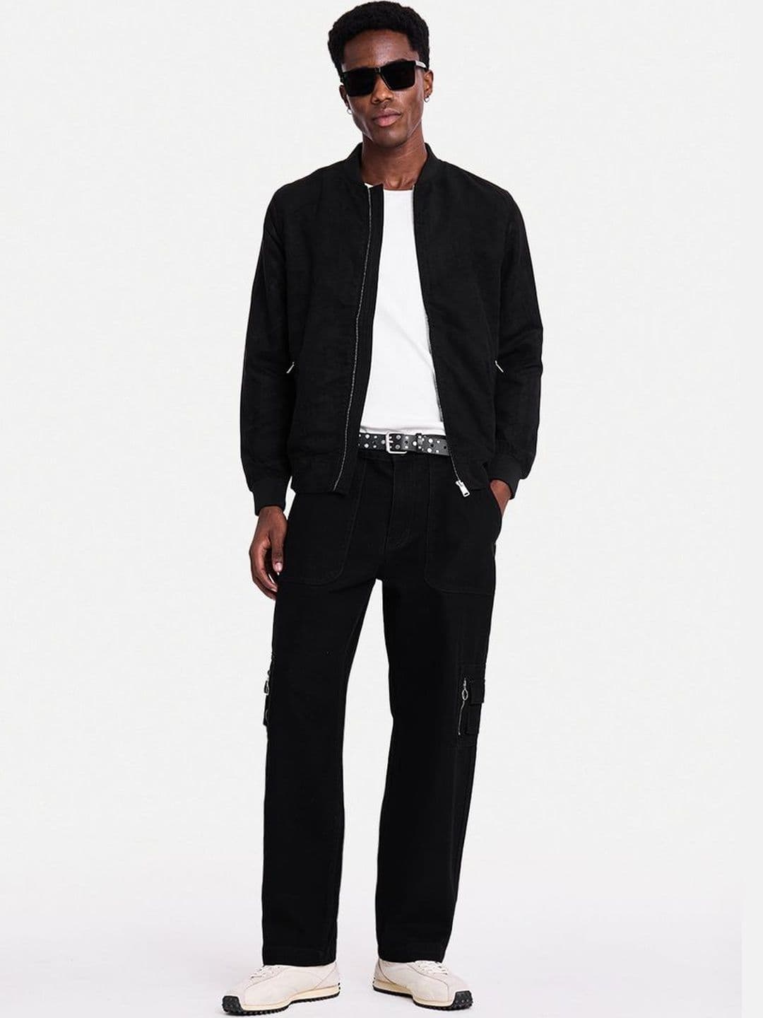 Snitch Men Lightweight Crop Open Front Jacket thumbnail 3