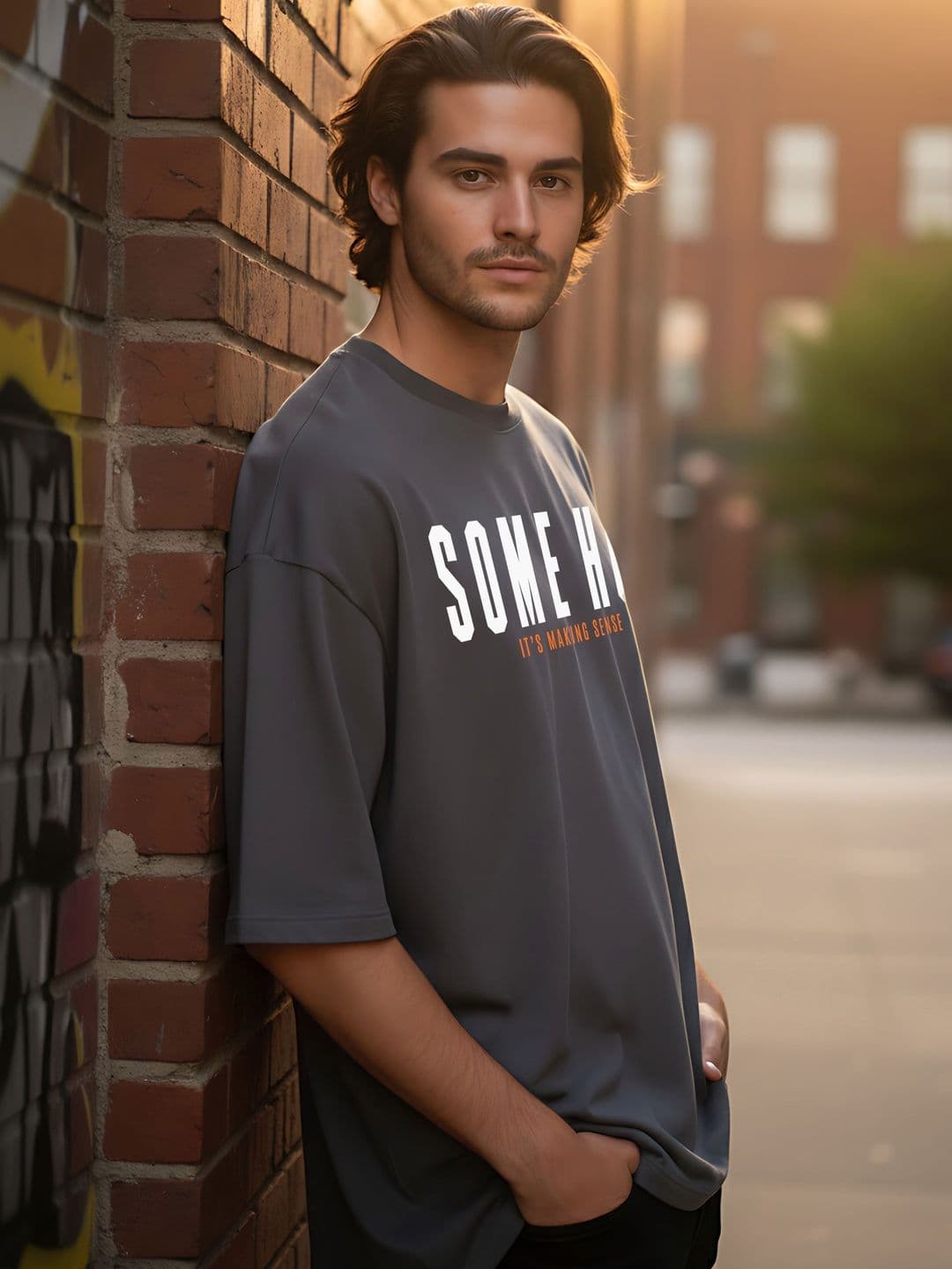 Kook N Keech Men Typography Printed Drop-Shoulder Sleeves T-shirt thumbnail 3