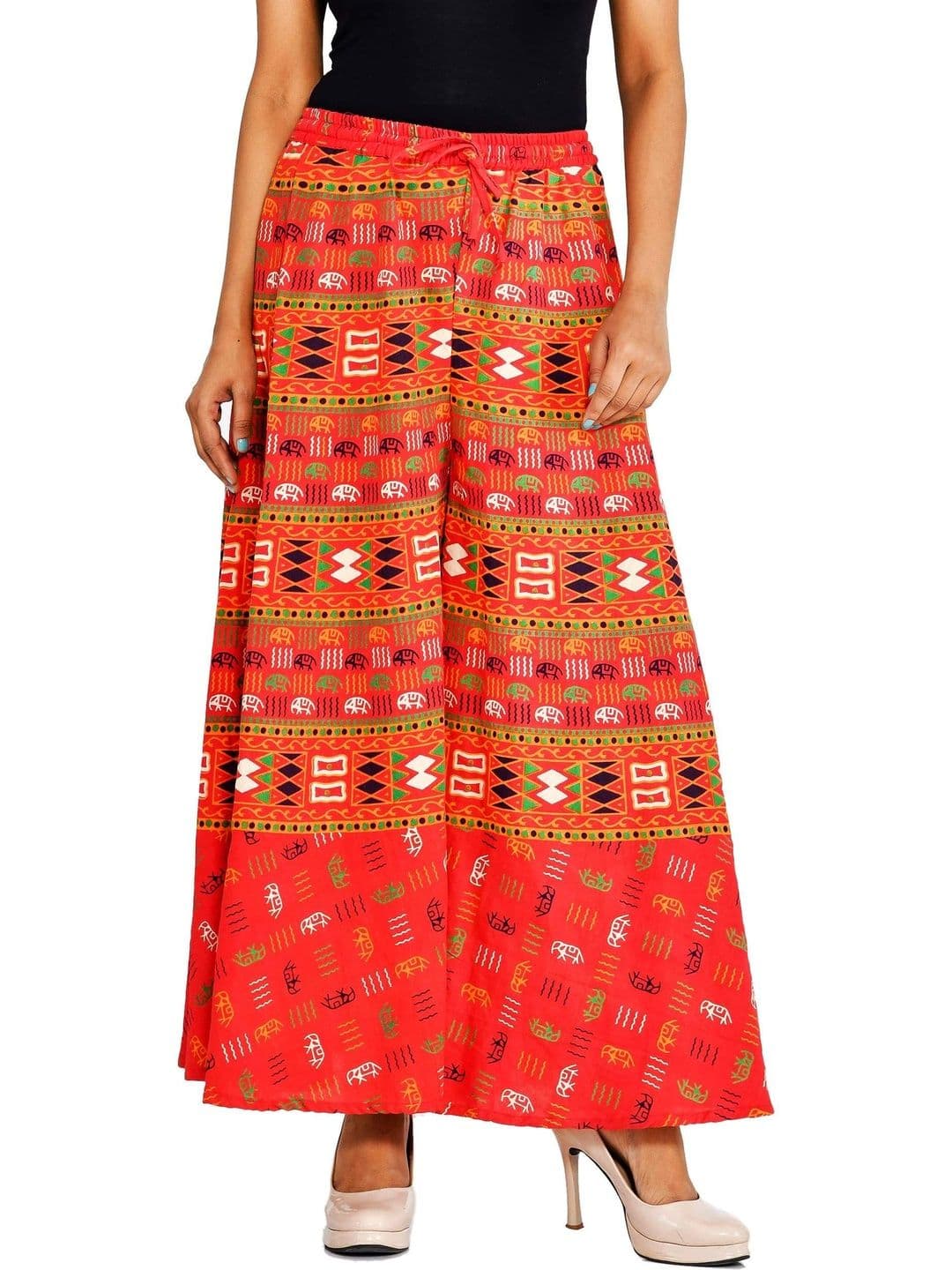 SAMJHI Women Ethnic Motifs Printed Ethnic Palazzos thumbnail 4