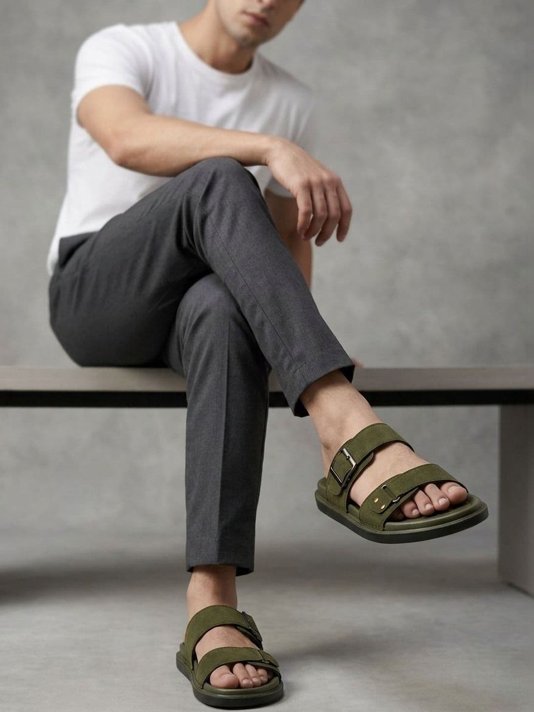 The Roadster Lifestyle Co Men Slip-On Comfort Sandals - view 1