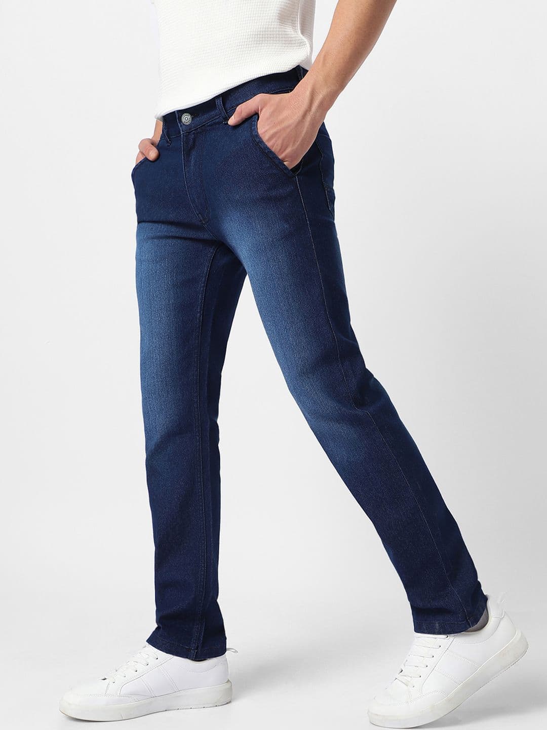 Urbano Fashion Men Regular Fit Washed Stretchable Jeans thumbnail 5
