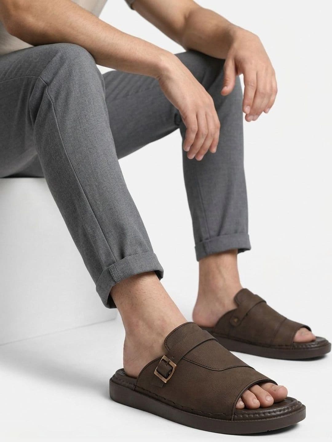 El Paso Men Comfort Sandals - view 1