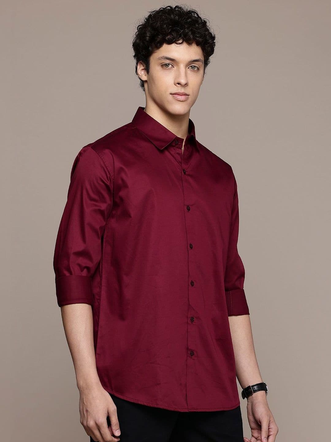 R.Code by The Roadster Life Co. Men Slim Fit Casual Shirt thumbnail 2