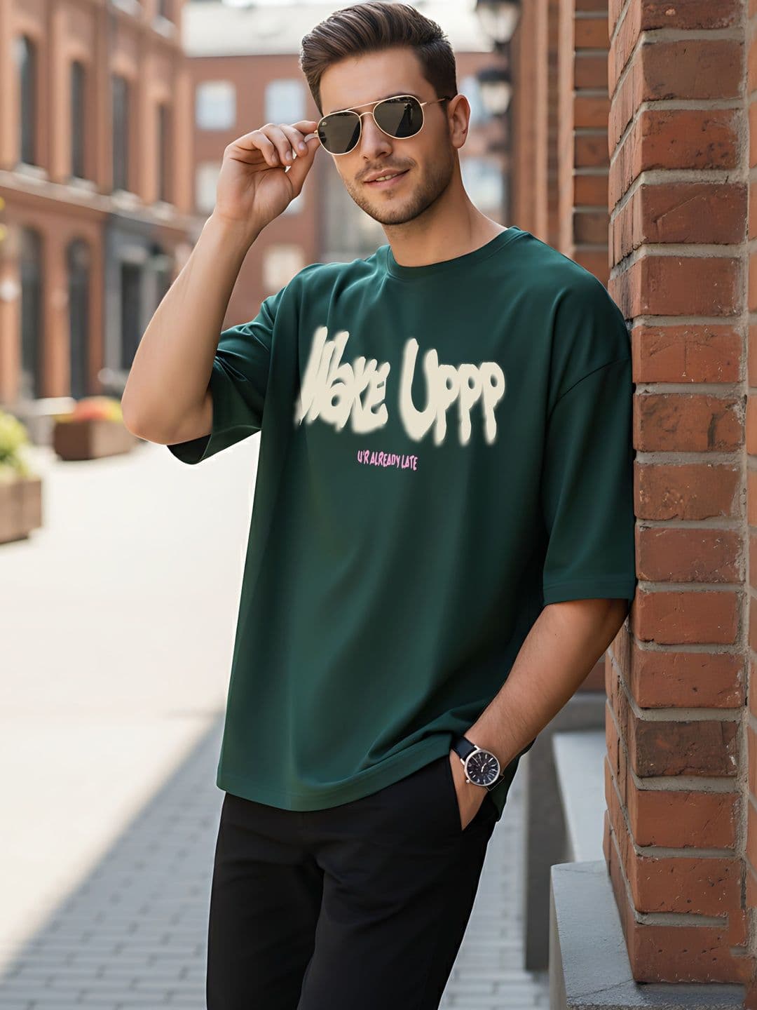 Kook N Keech Men Typography Printed Drop-Shoulder Sleeves T-shirt thumbnail 3
