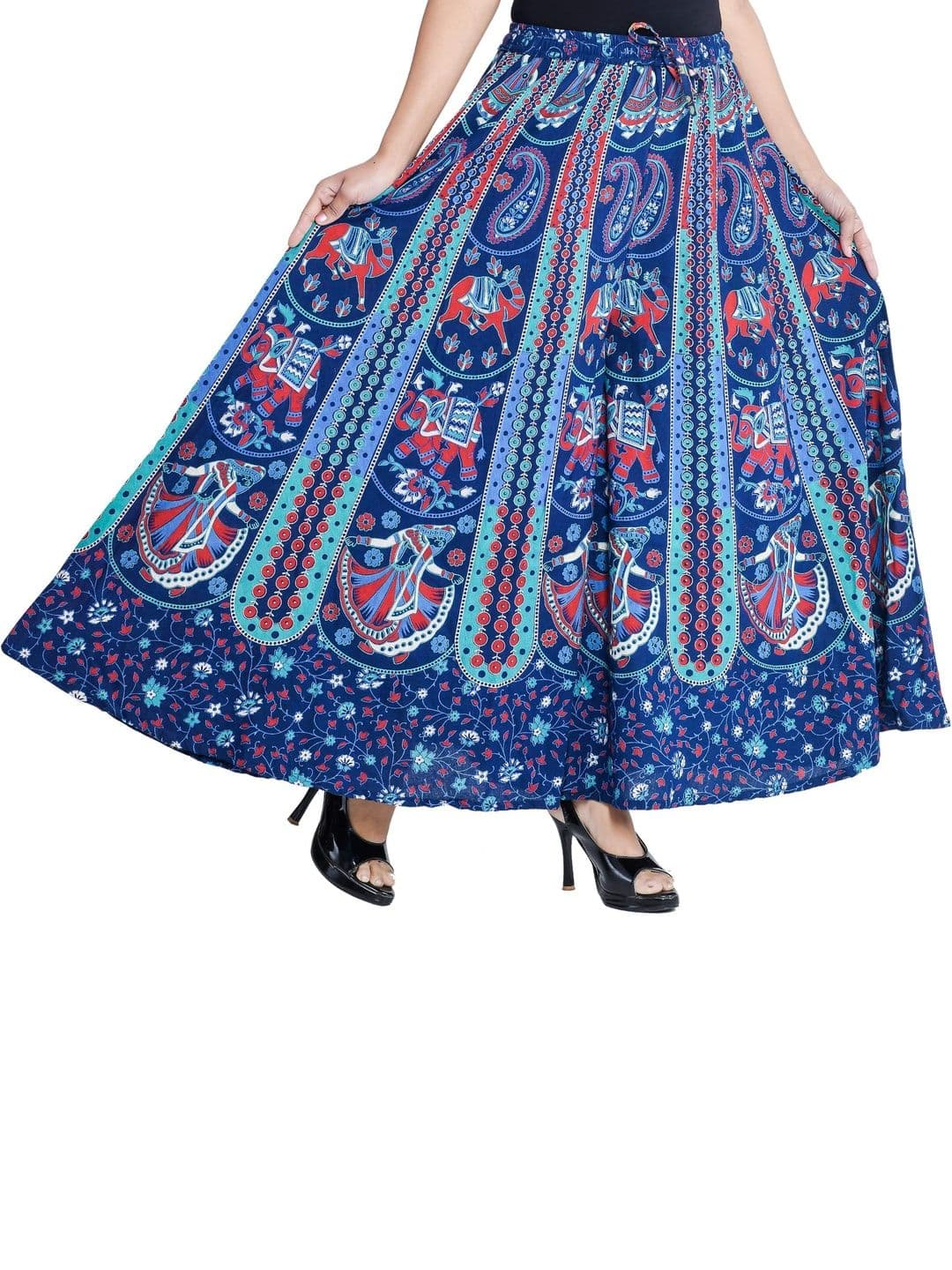SAMJHI Women Ethnic Motifs Printed Ethnic Palazzos thumbnail 5
