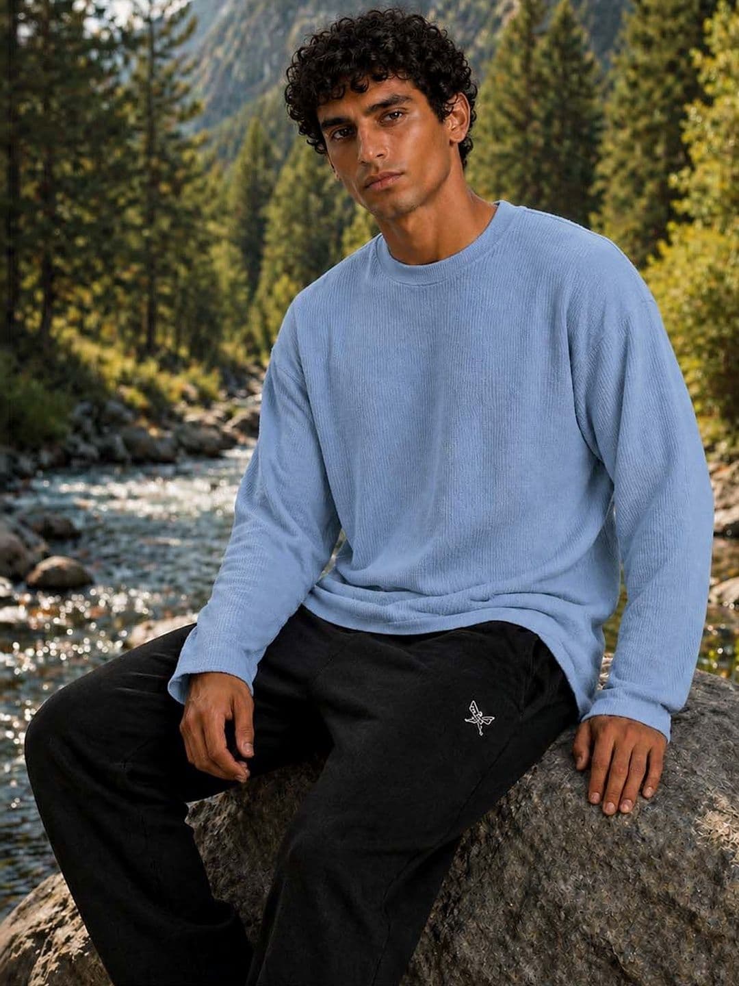 Friskers Men Drop-Shoulder Sleeves T-shirt - view 1