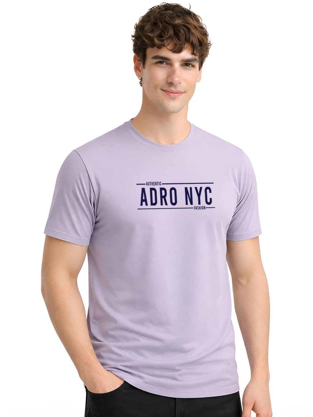 ADRO Men Typography Printed T-shirt thumbnail 2