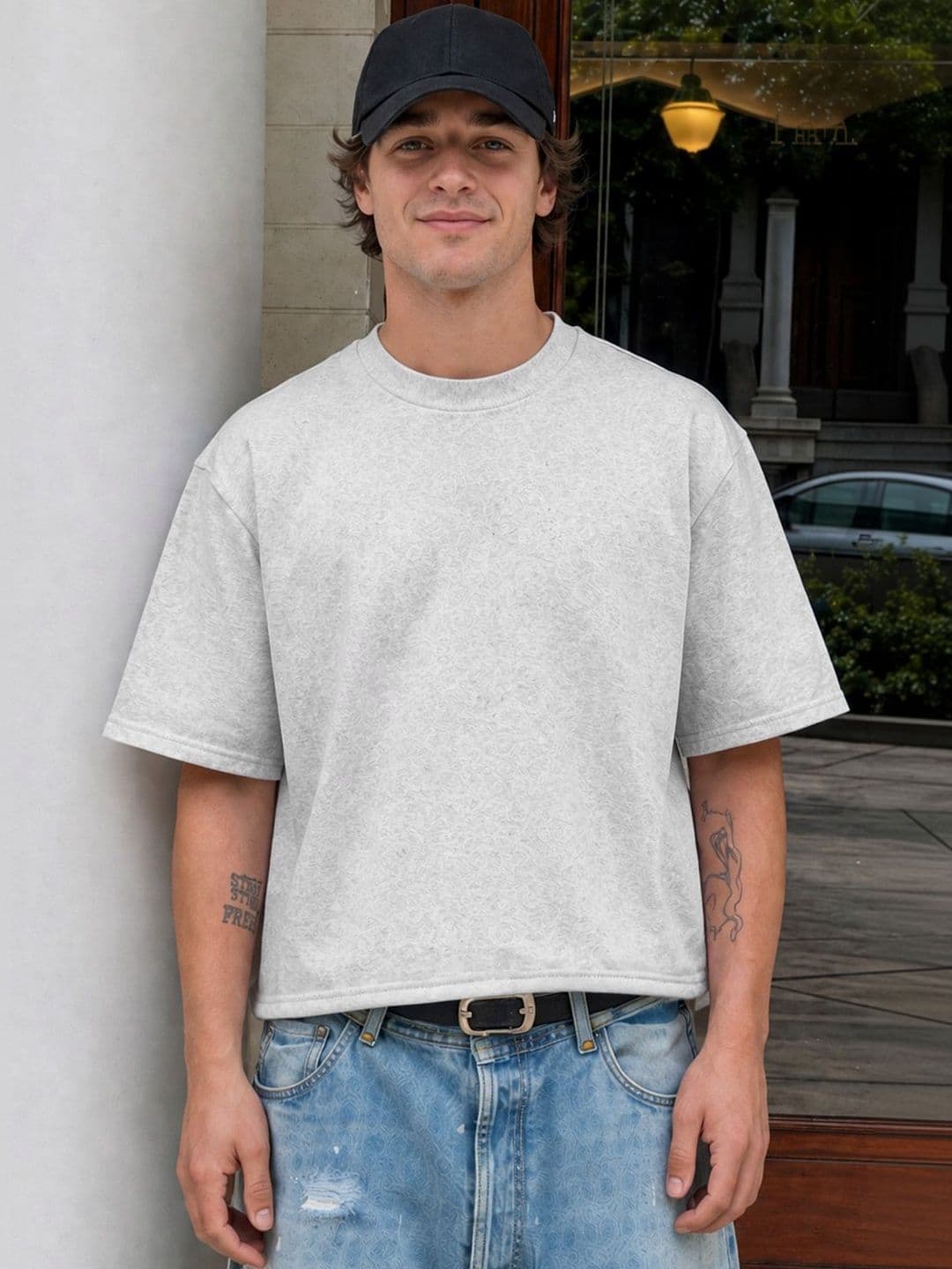 Moda Rapido Men Typography Printed Boxy T-shirt - view 1