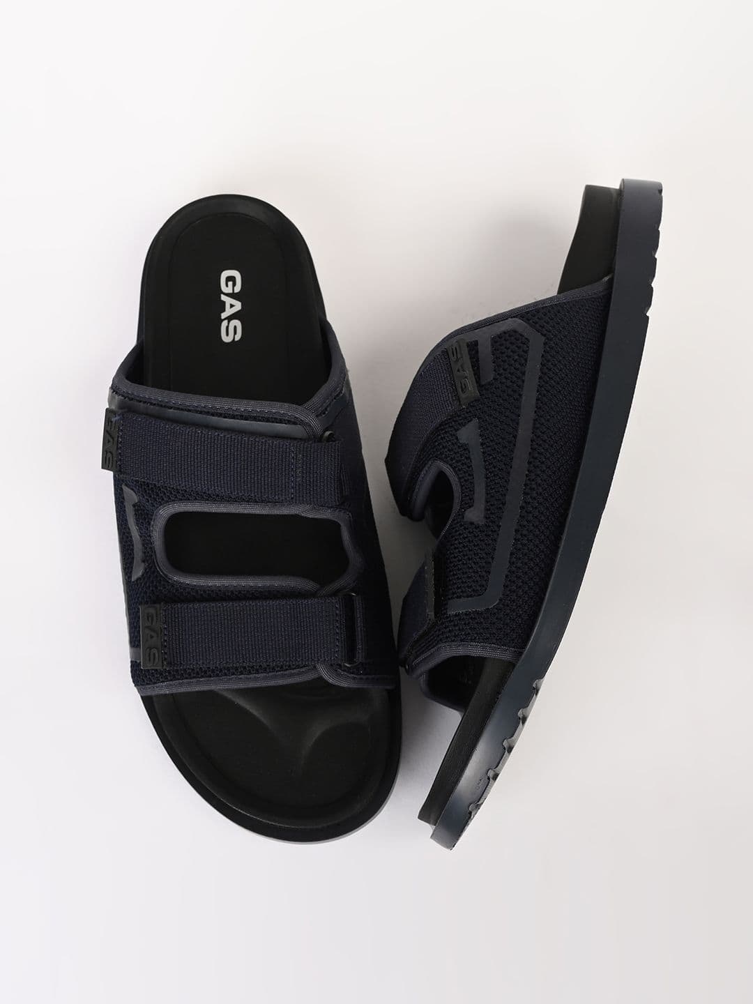 GAS Men StrapGrid Navy Sandals thumbnail 5