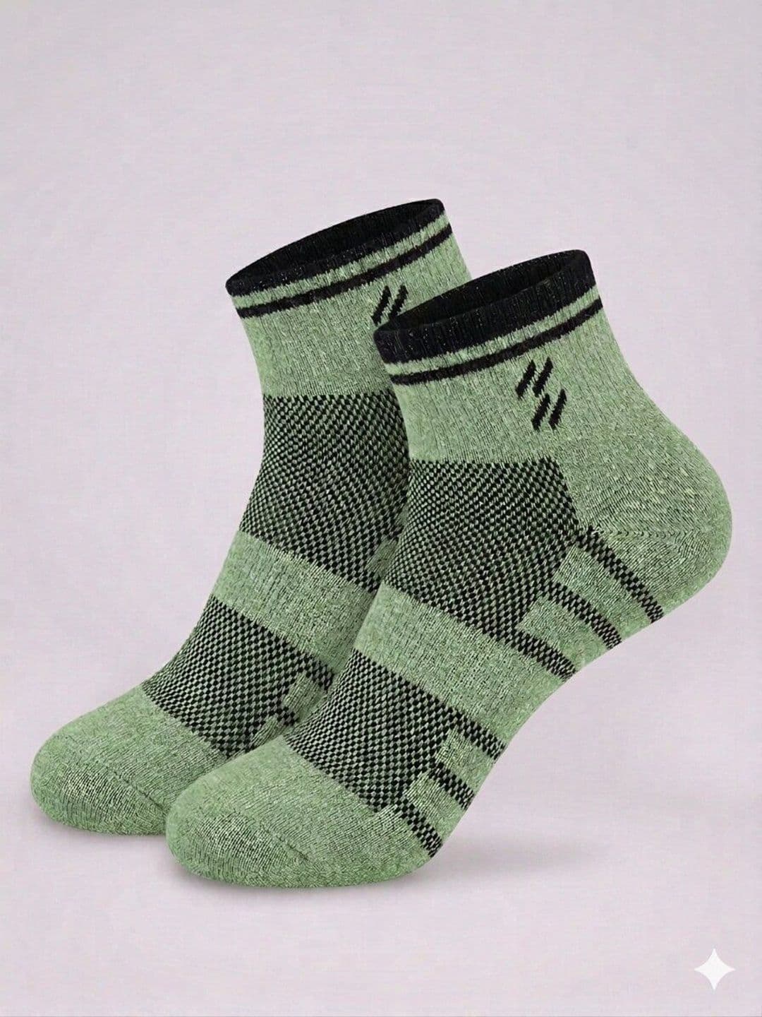 Sloxie Unisex Pack of 5 Cotton Patterned Ankle Length Socks thumbnail 3
