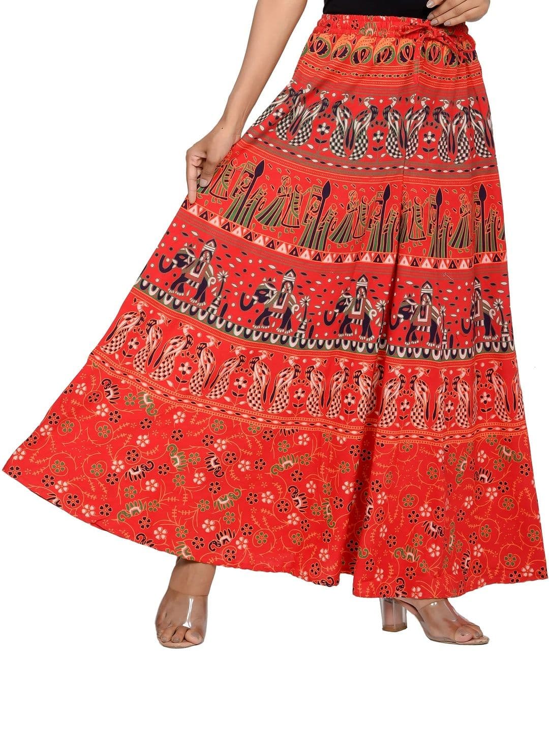 SAMJHI Women Ethnic Motifs Printed Ethnic Palazzos thumbnail 5