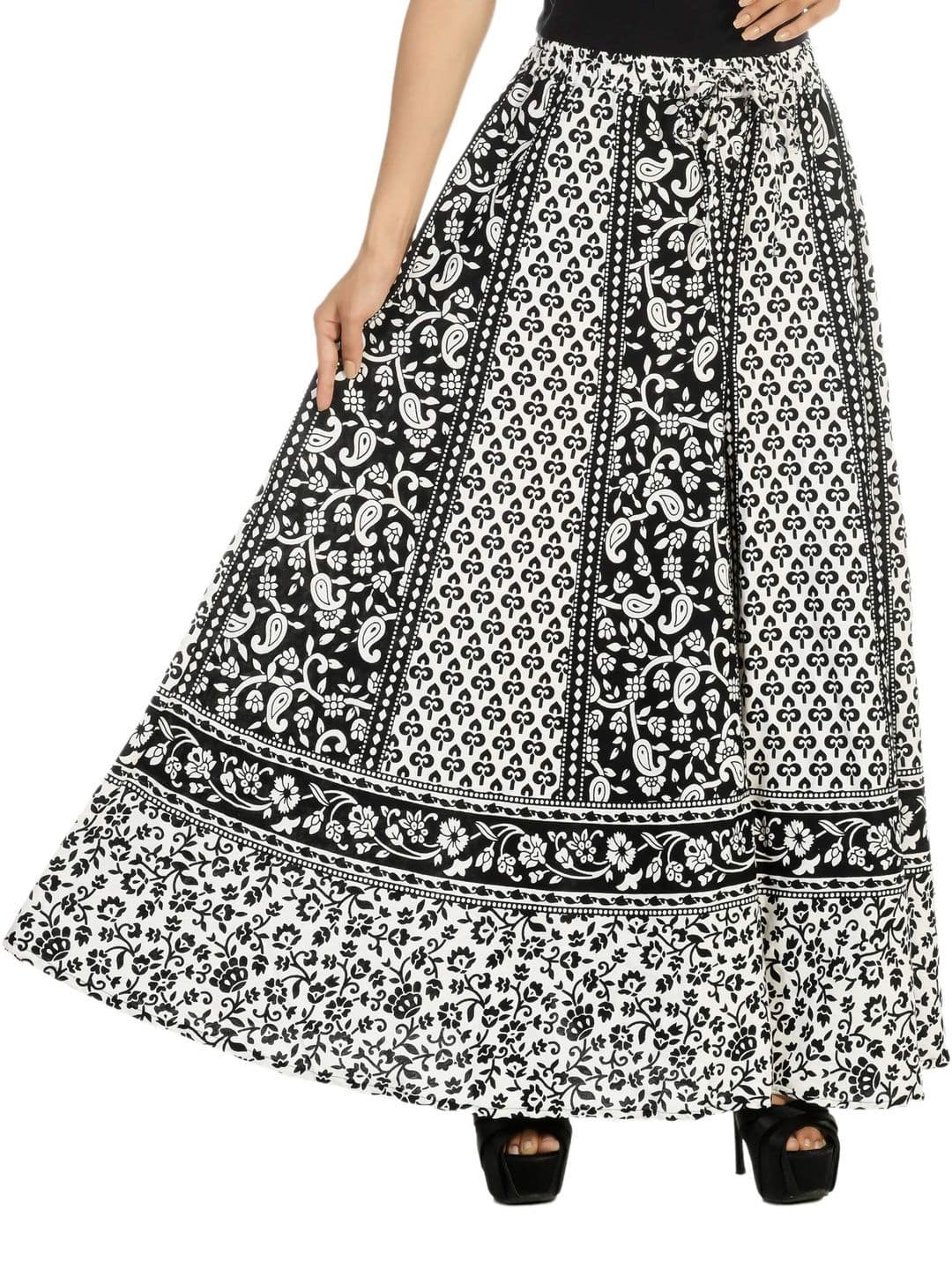 SAMJHI Women Ethnic Motifs Printed Ethnic Palazzos thumbnail 5