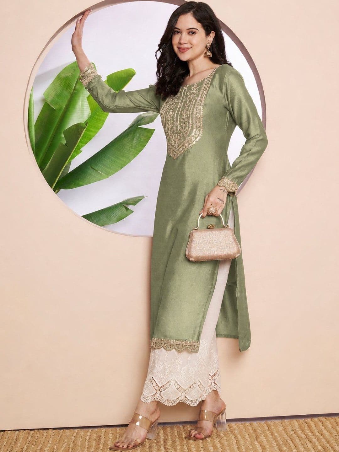 rarethread Women Embellished Kurta - view 1