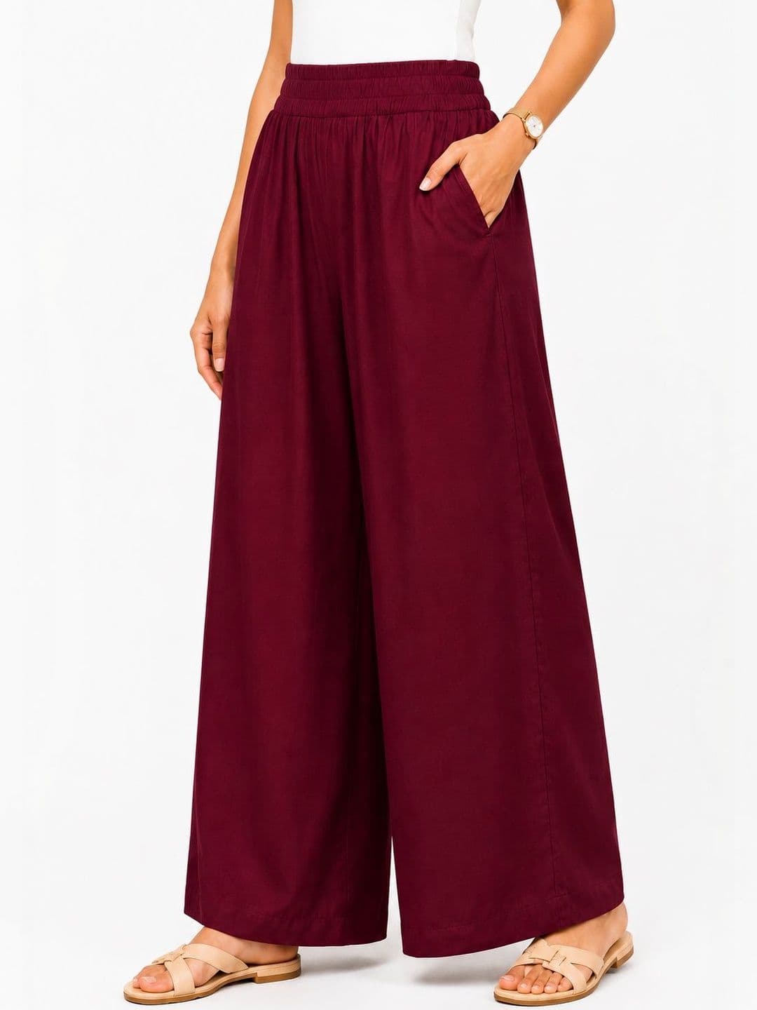 ZARISTAA Women Ethnic Palazzos - view 1