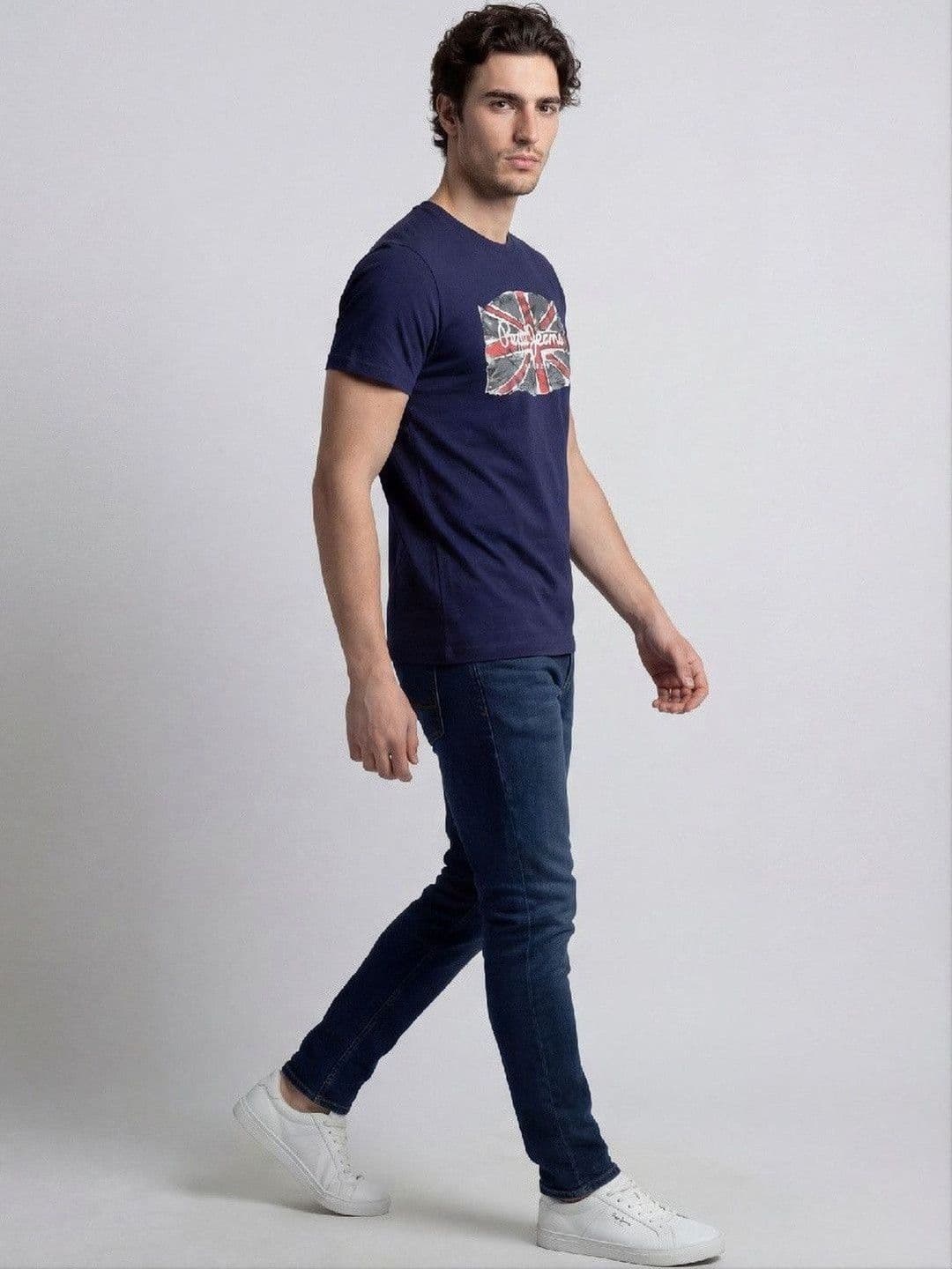 Pepe Jeans Men Printed Slim Fit T-shirt thumbnail 6