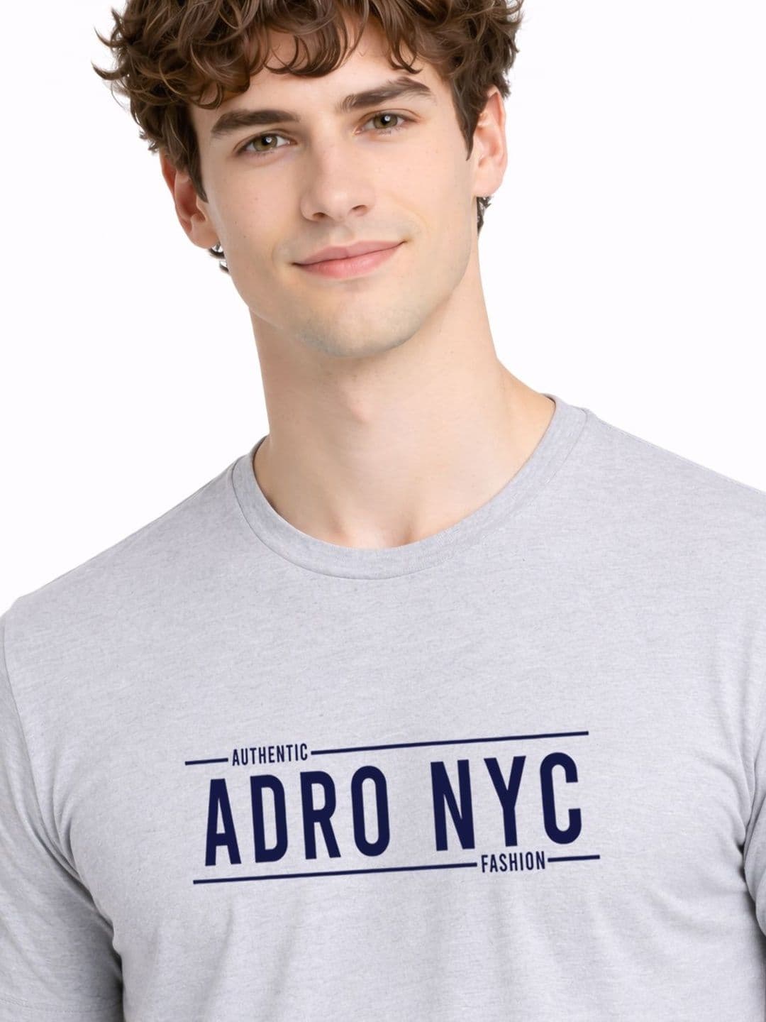 ADRO Men Typography Printed T-shirt thumbnail 3