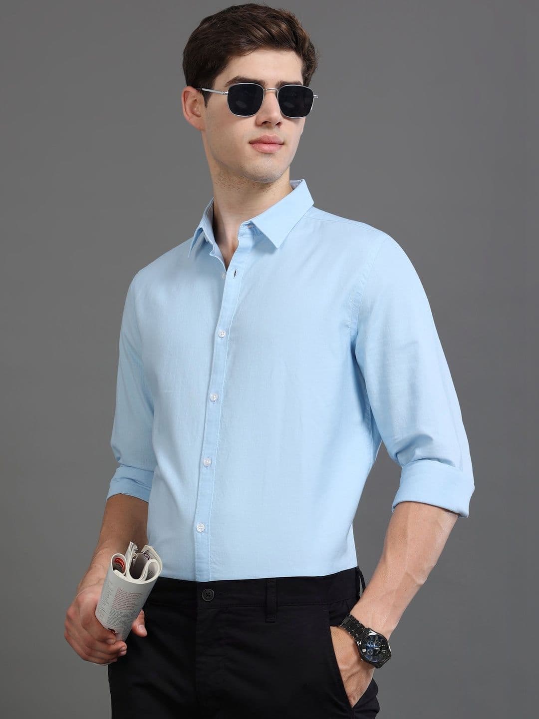 British Club Men Oxford Slim Fit Shirt - view 1