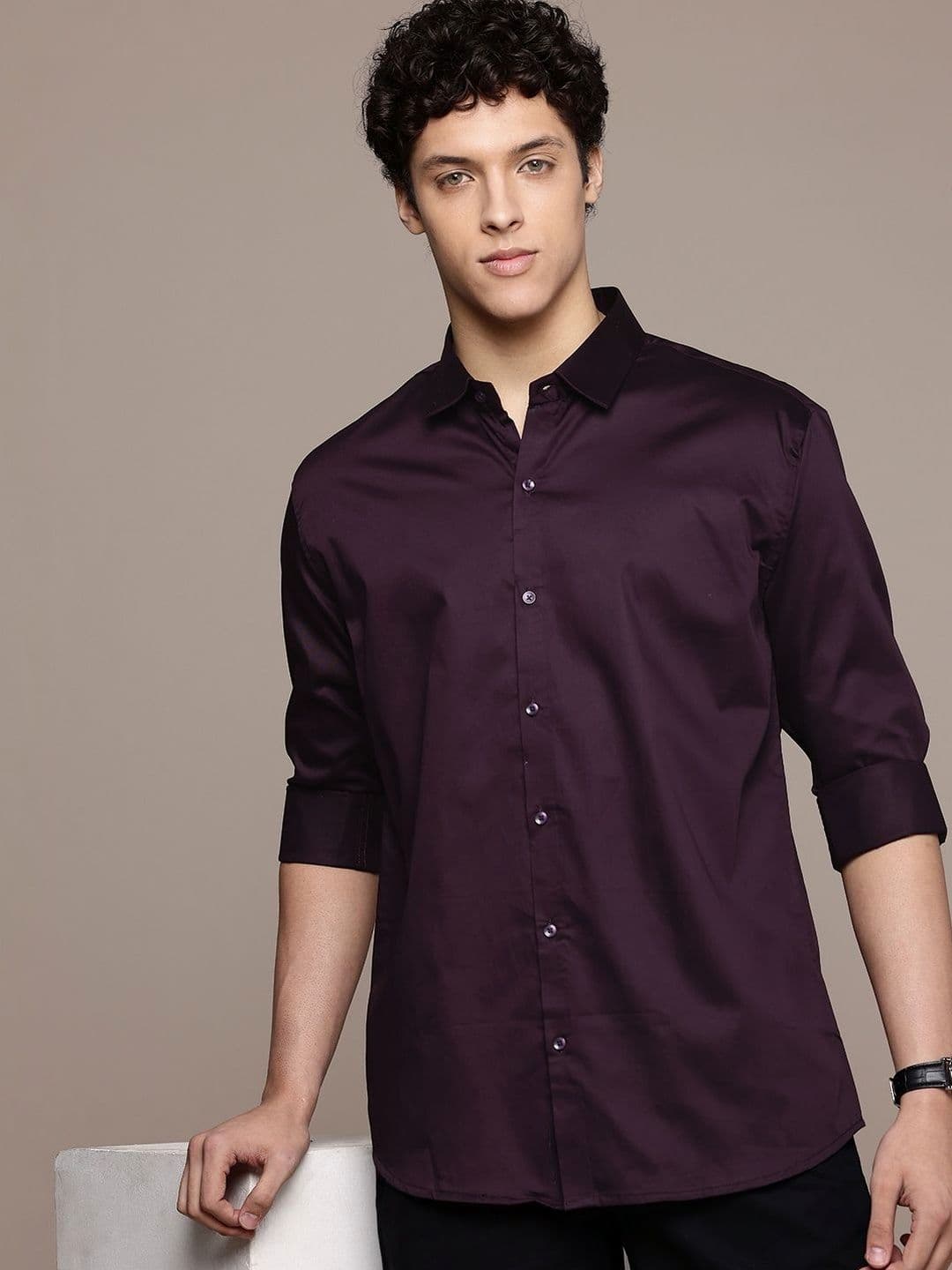 Mast & Harbour Men Slim Fit Casual Shirt - view 1