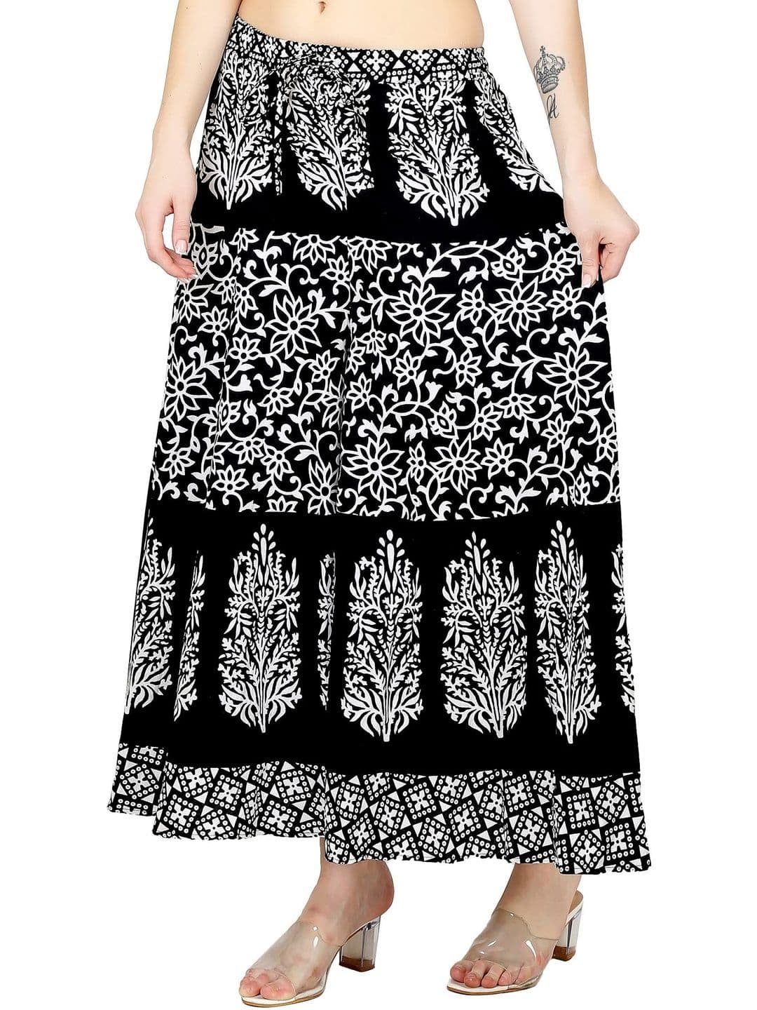 SAMJHI Women Ethnic Motifs Printed Ethnic Palazzos thumbnail 2