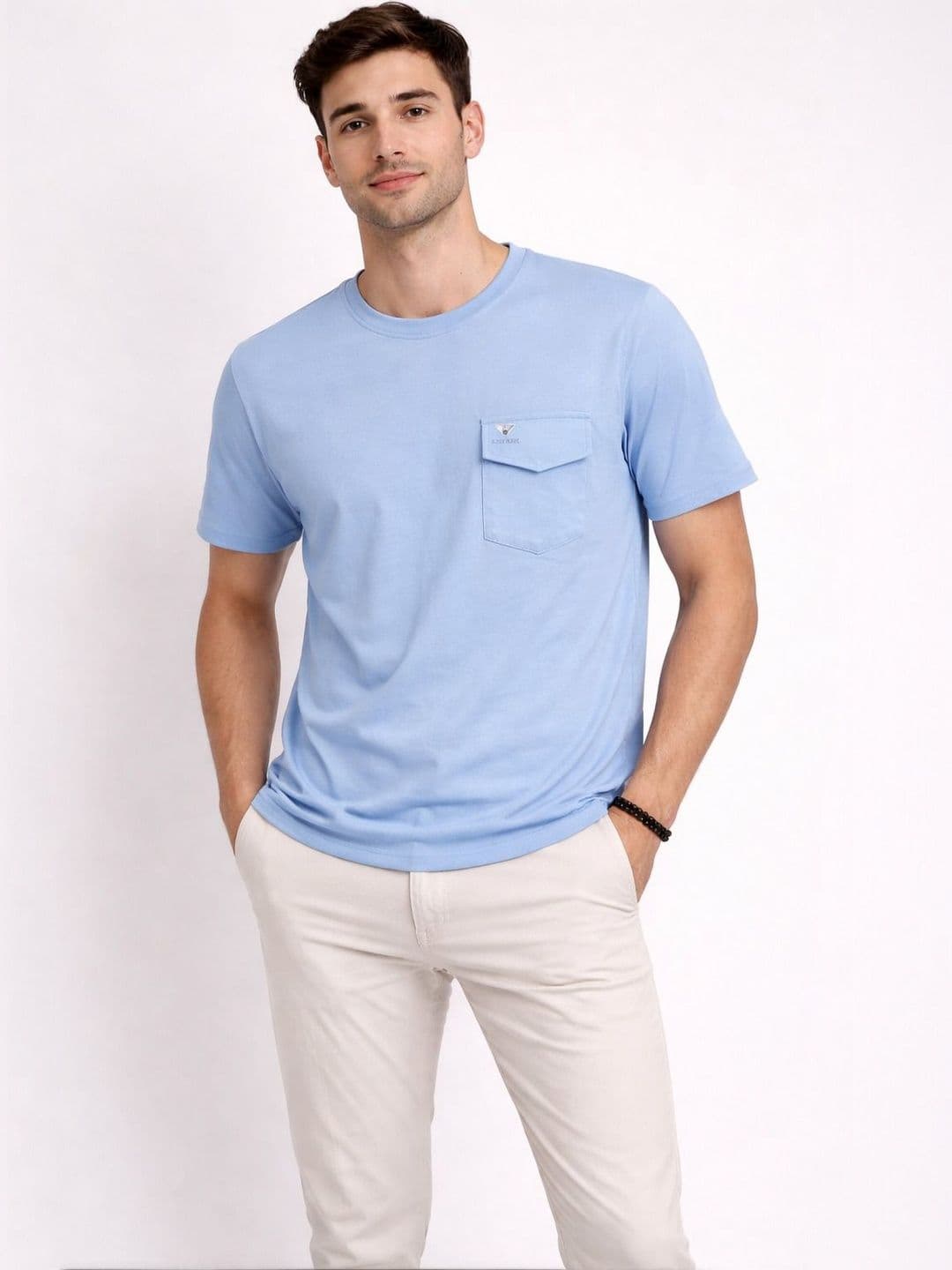 Parcel Yard Men Brand Logo Pockets T-shirt - view 1