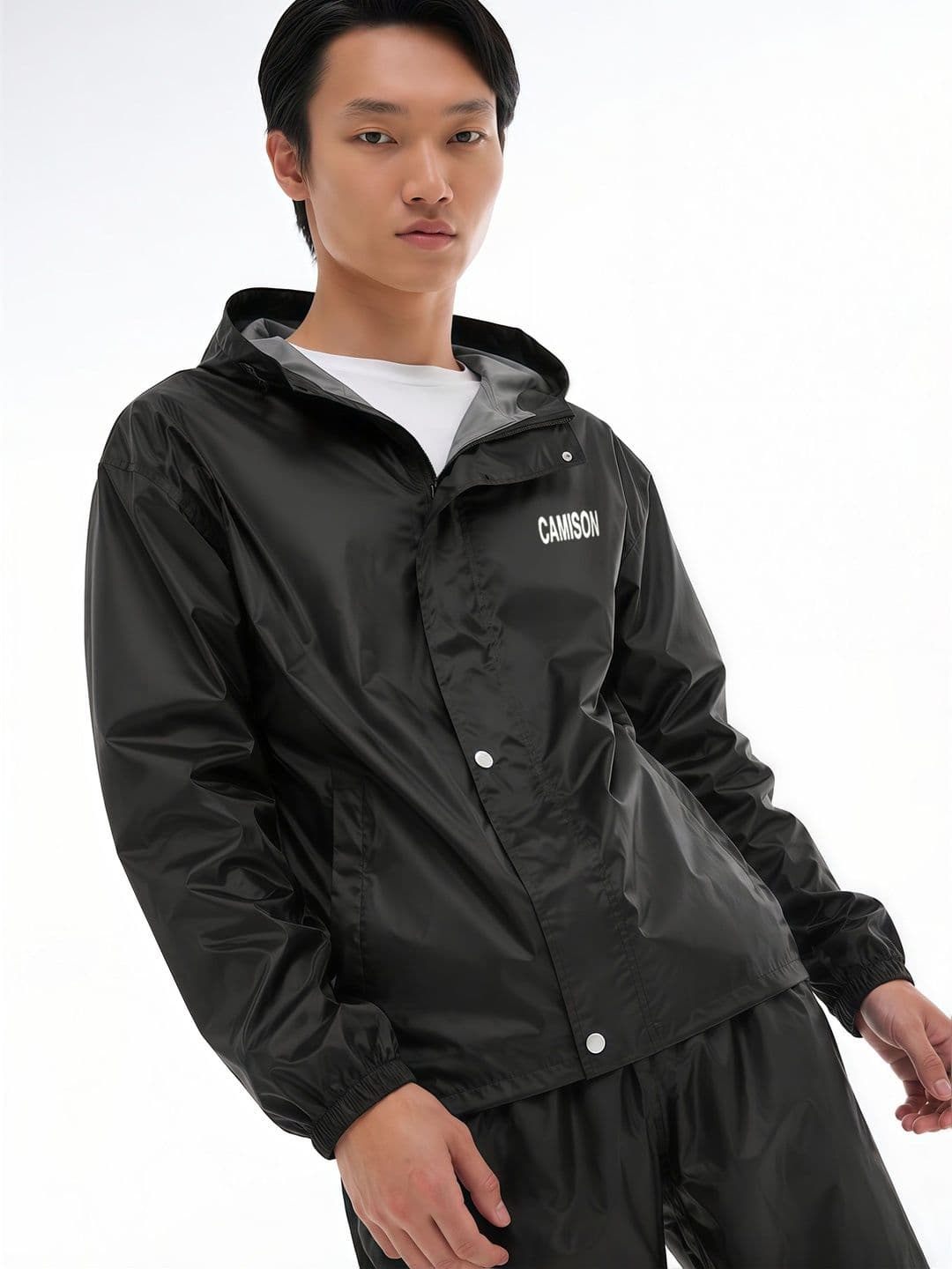 CAMISON Waterproof Hooded Rain Jacket
