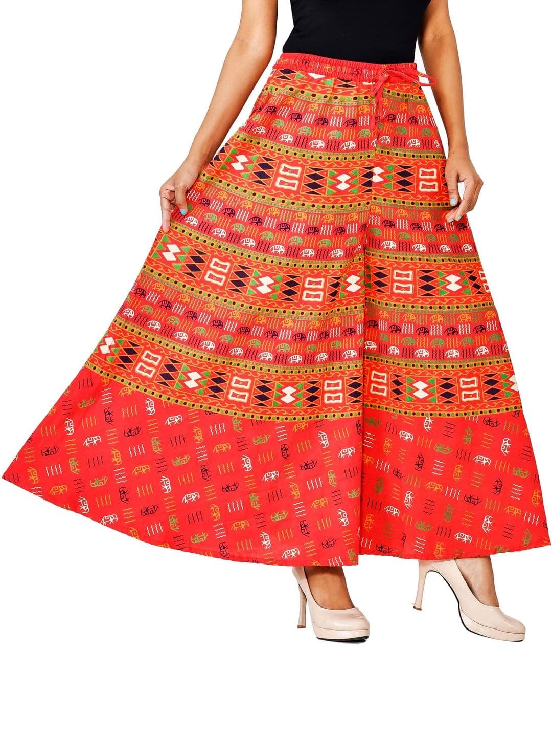 SAMJHI Women Ethnic Motifs Printed Ethnic Palazzos thumbnail 3