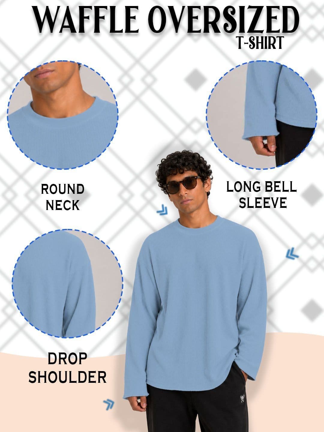 Friskers Men Drop-Shoulder Sleeves T-shirt thumbnail 4