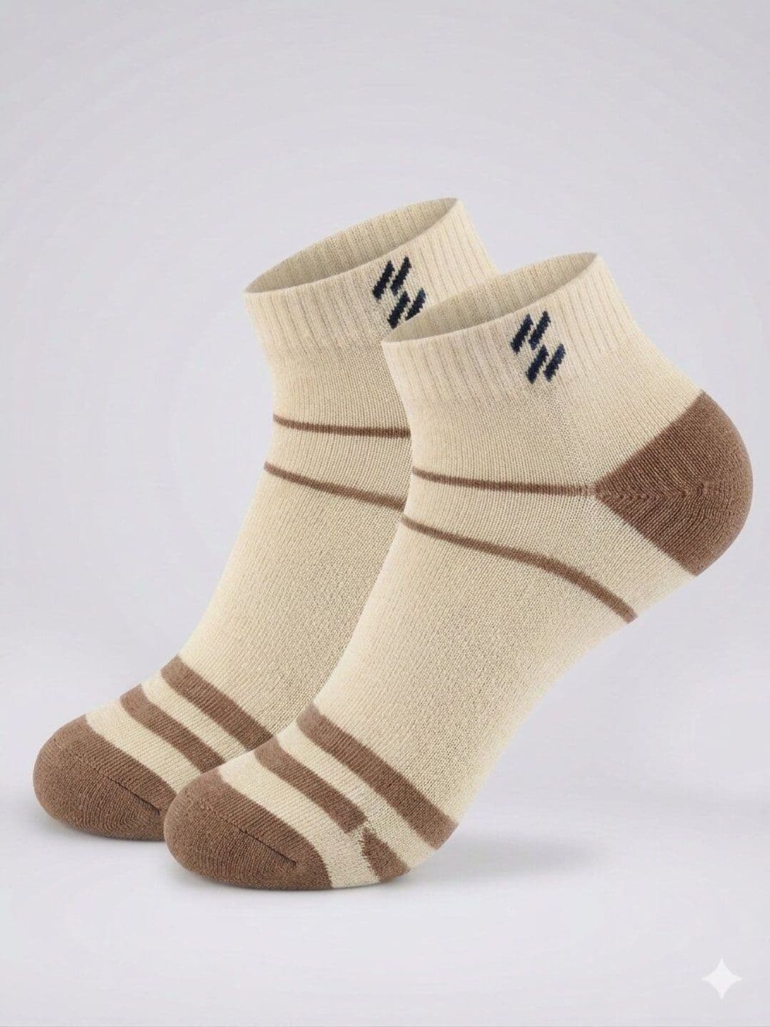 Sloxie Unisex Pack of 5 Cotton Colourblocked Ankle Length Socks thumbnail 4