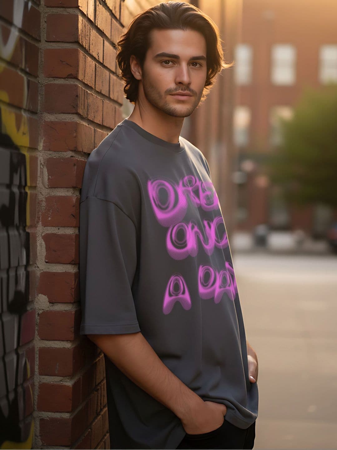Kook N Keech Men Typography Printed Drop-Shoulder Sleeves T-shirt thumbnail 2