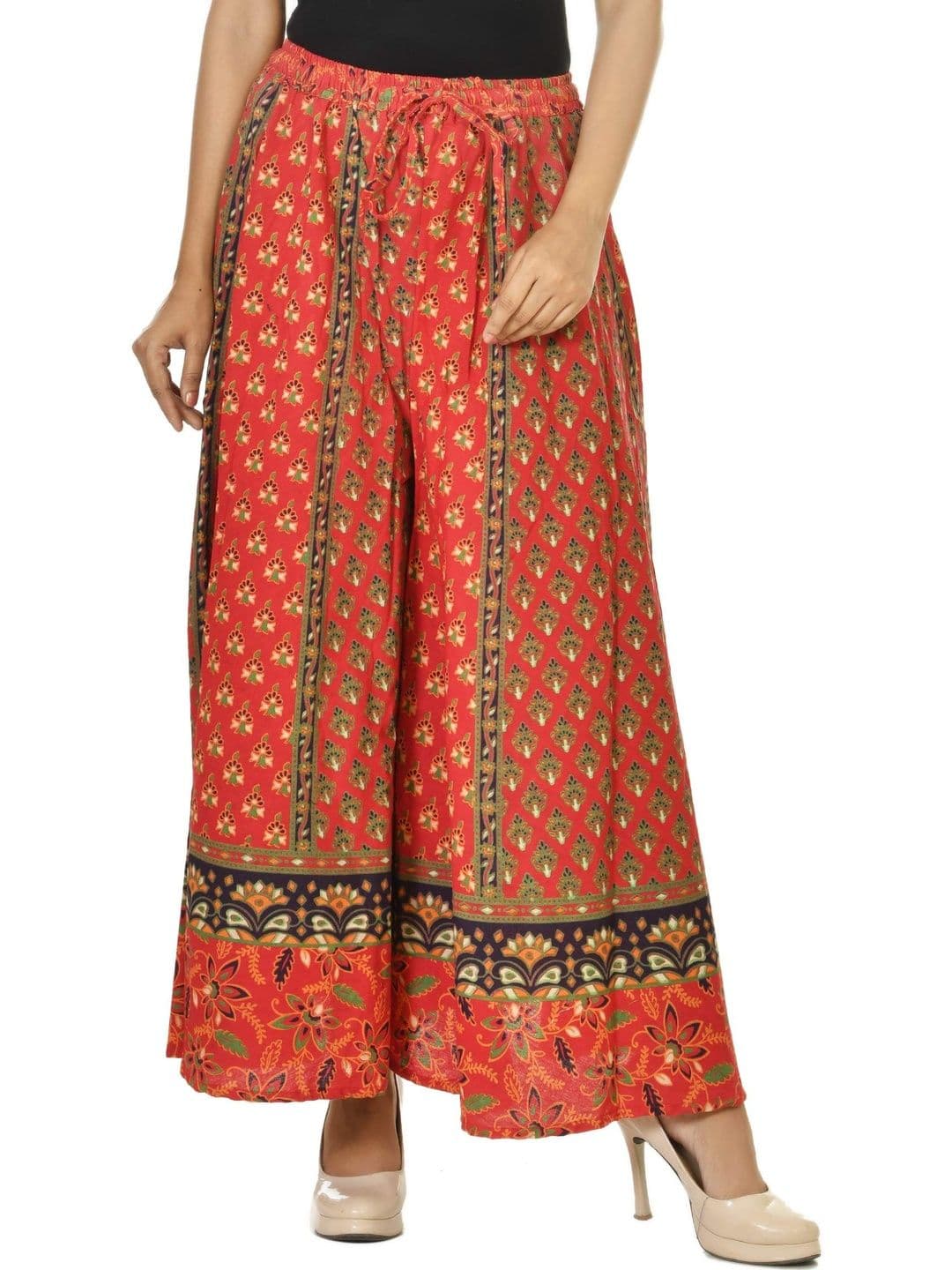 SAMJHI Women Ethnic Motifs Printed Ethnic Palazzos thumbnail 5