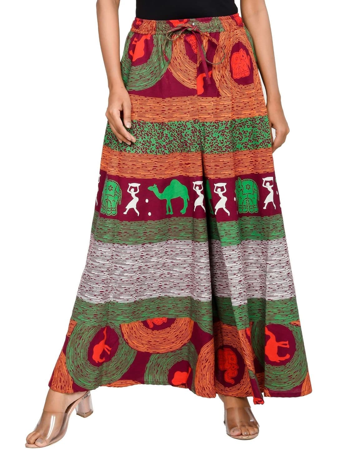 SAMJHI Women Ethnic Motifs Printed Ethnic Palazzos thumbnail 3