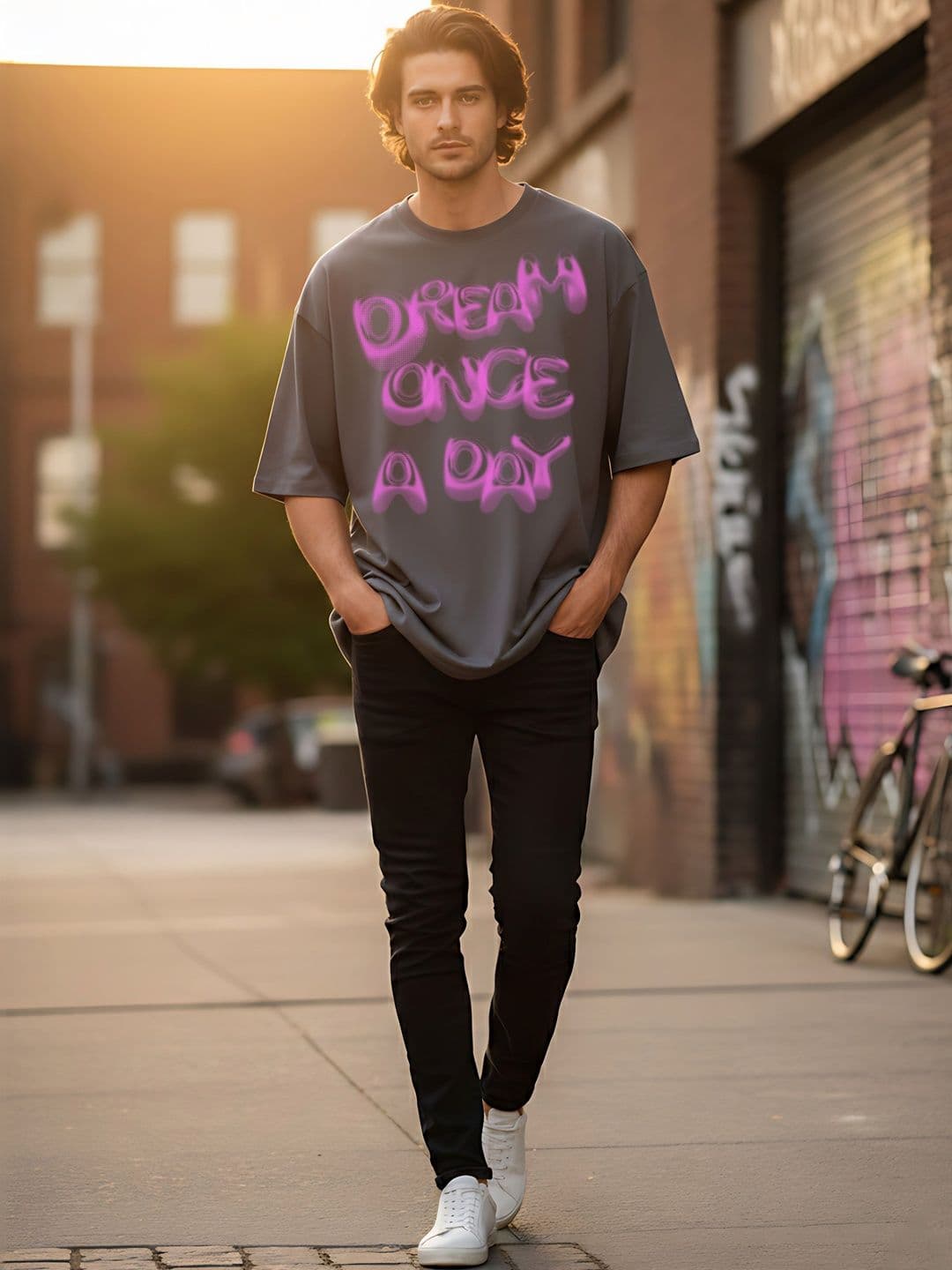 Kook N Keech Men Typography Printed Drop-Shoulder Sleeves T-shirt thumbnail 5