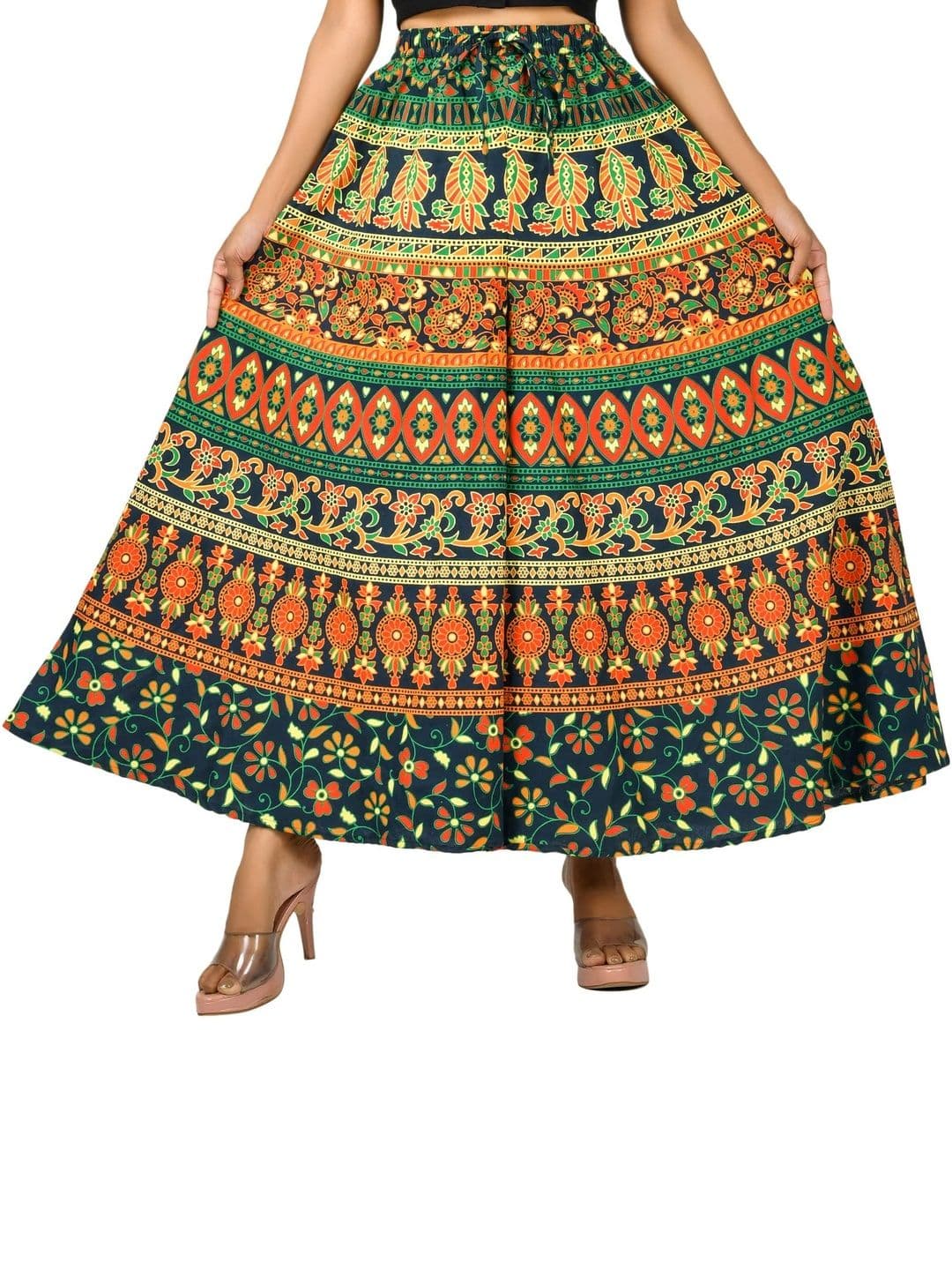 SAMJHI Women Ethnic Motifs Printed Ethnic Palazzos - view 1