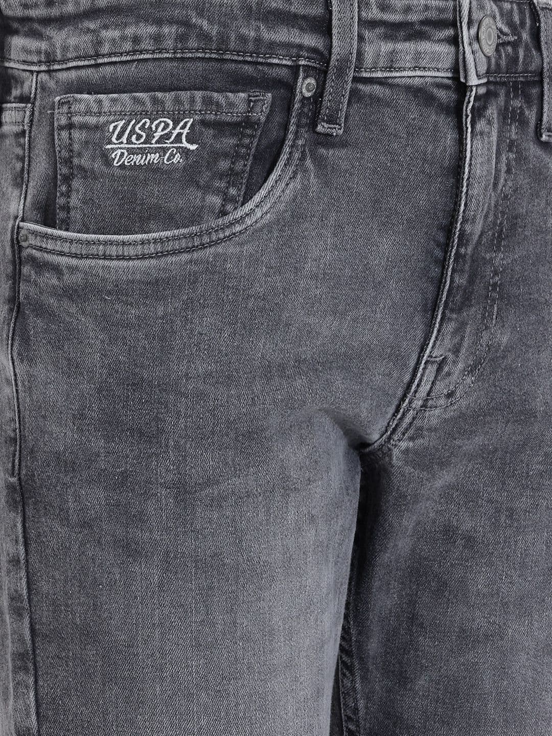 U.S. Polo Assn. Denim Co. Men Brandon Slim Tapered Fit Stretchable Jeans thumbnail 3