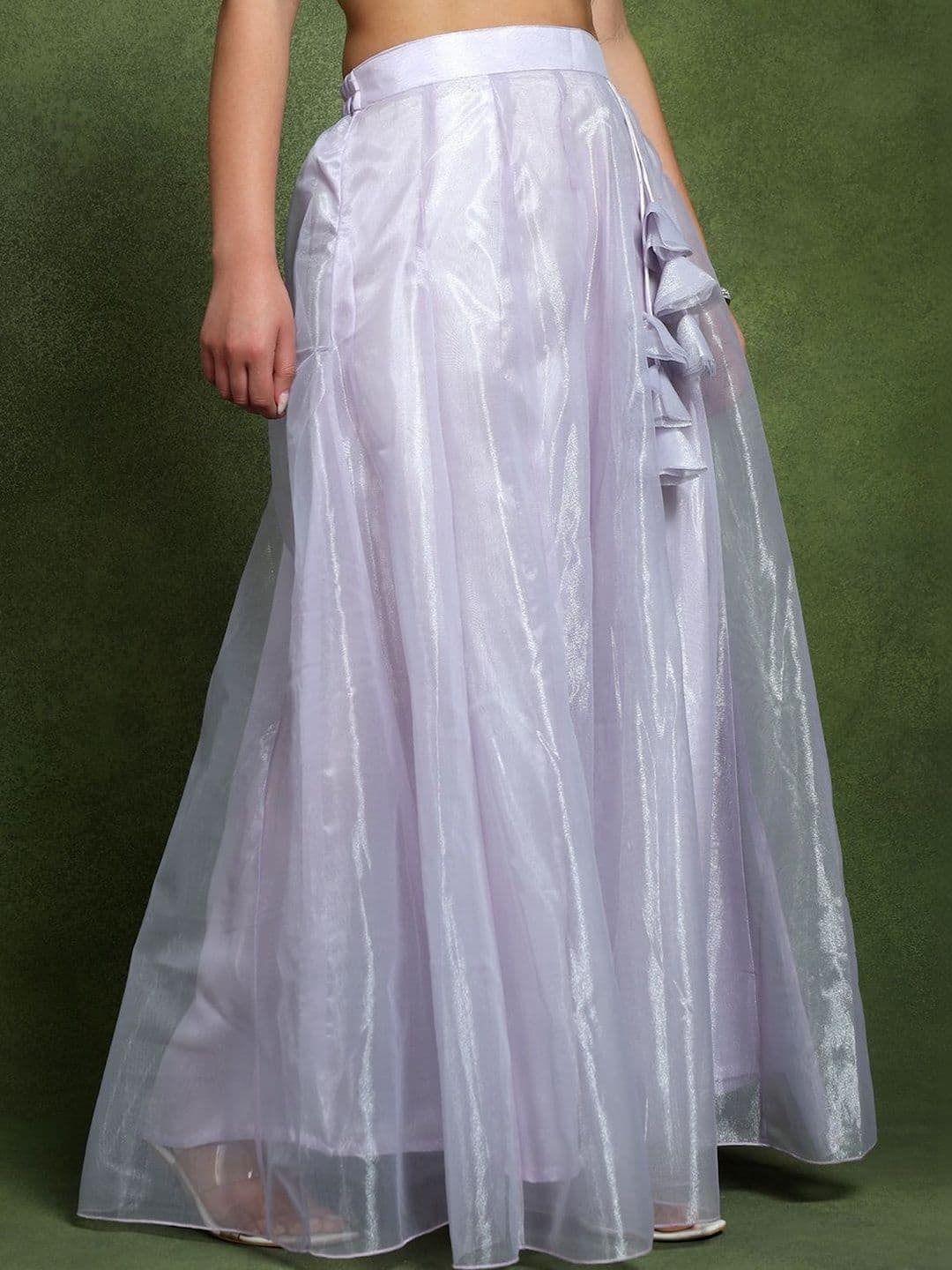 Frolic Rolic Women Chiffon Maxi A-Line Skirt thumbnail 2