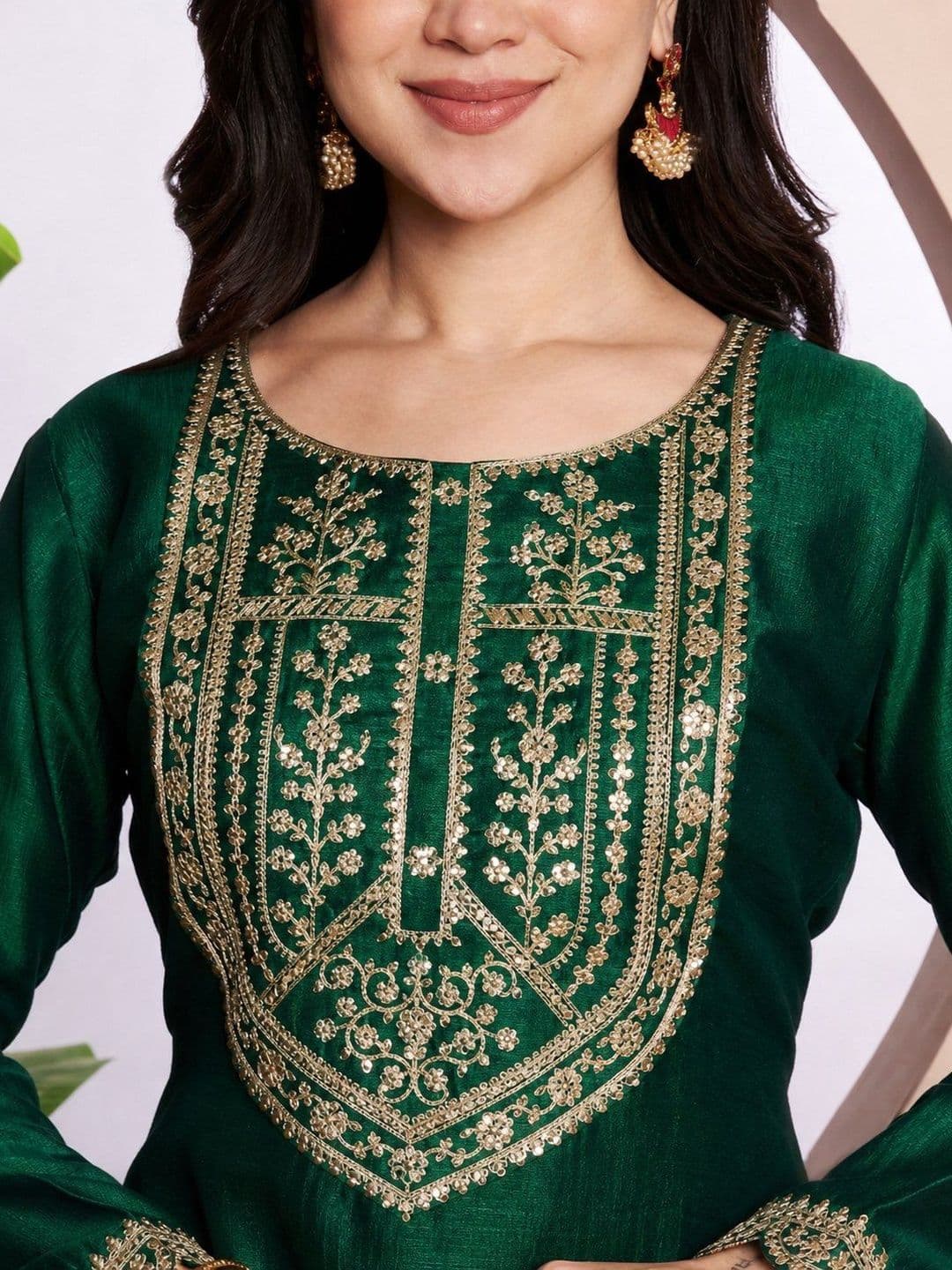 rarethread Women Embellished Sequinned Kurta thumbnail 2