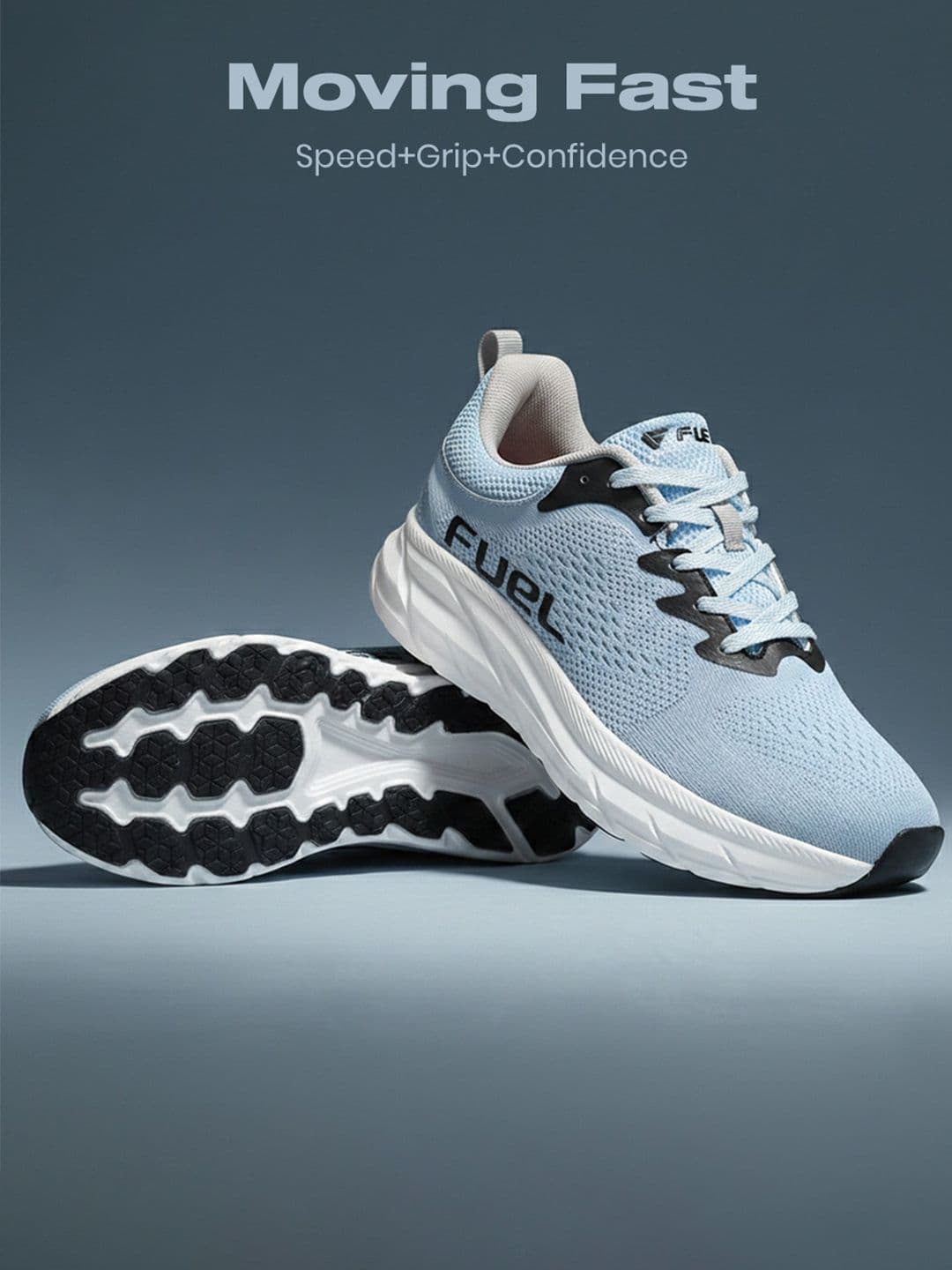 FUEL Men Solid Running Sports Shoes thumbnail 3