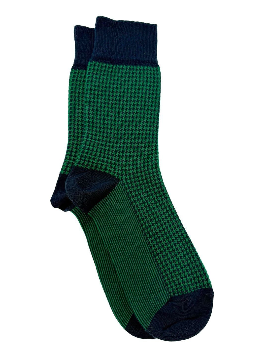 Mint & Oak Men Cotton Blend Patterned Calf Length Socks thumbnail 2