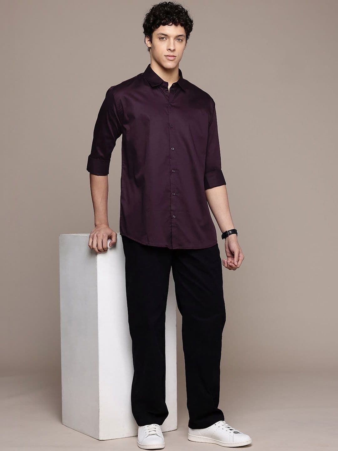 Mast & Harbour Men Slim Fit Casual Shirt thumbnail 5