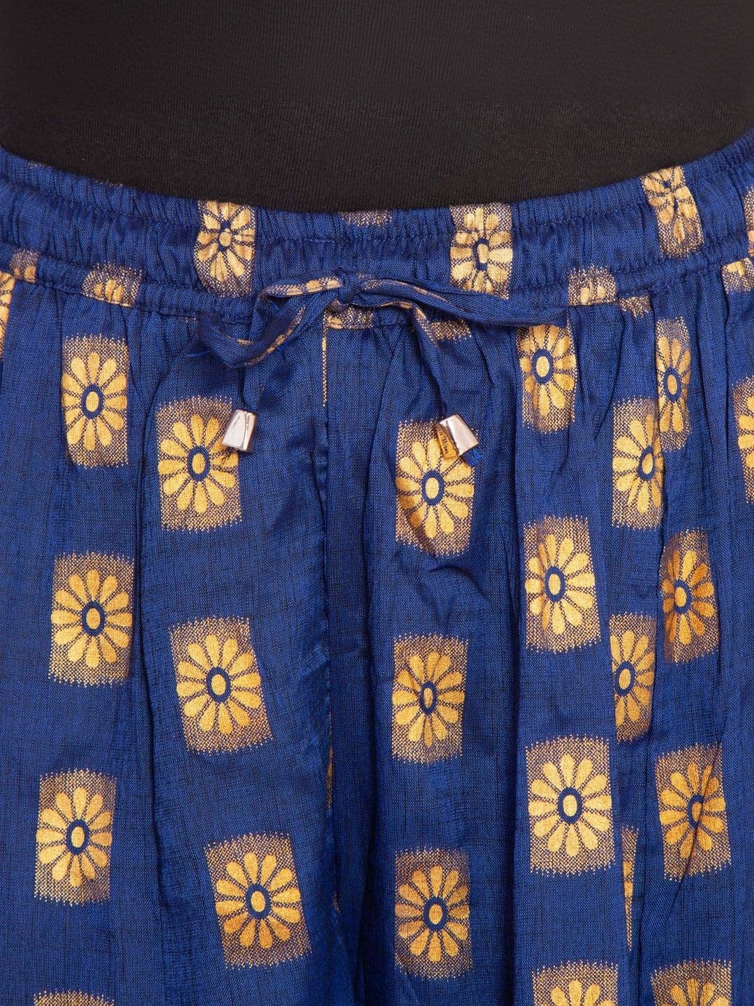 TNQ Women Ethnic Motifs Printed Flared Ethnic Palazzos thumbnail 7