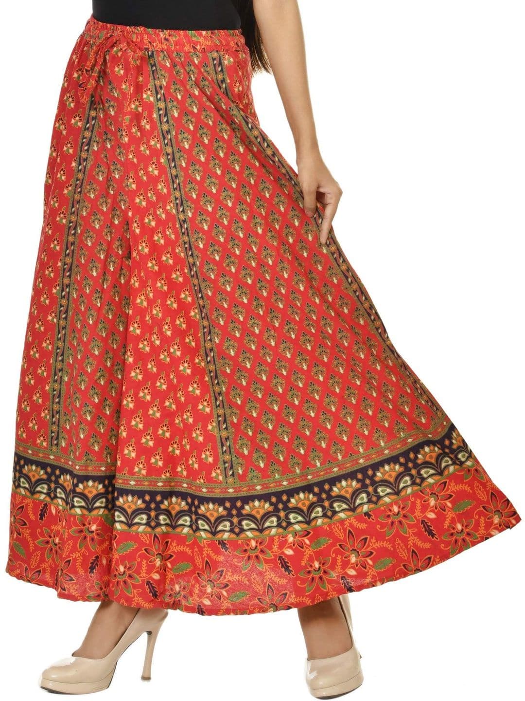 SAMJHI Women Ethnic Motifs Printed Ethnic Palazzos thumbnail 4