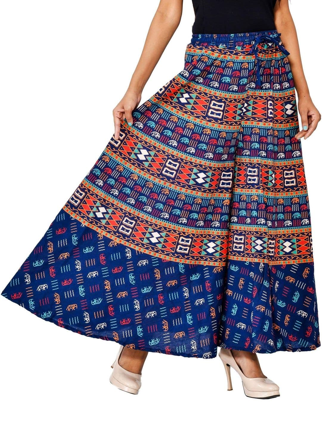 SAMJHI Women Ethnic Motifs Printed Ethnic Palazzos thumbnail 2
