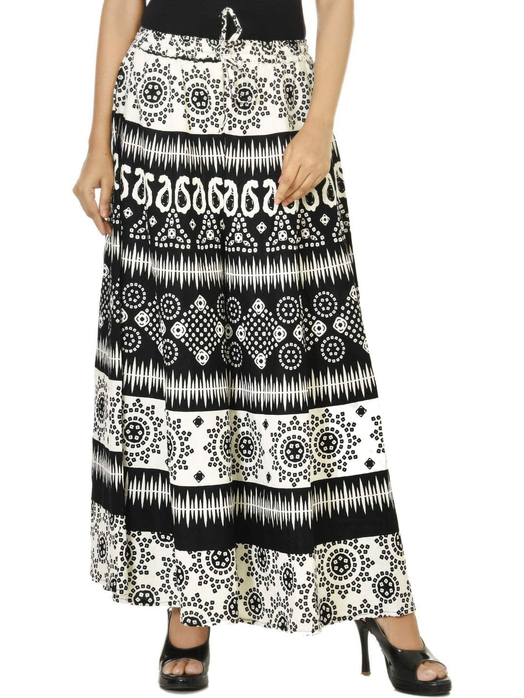 SAMJHI Women Ethnic Motifs Printed Ethnic Palazzos thumbnail 3