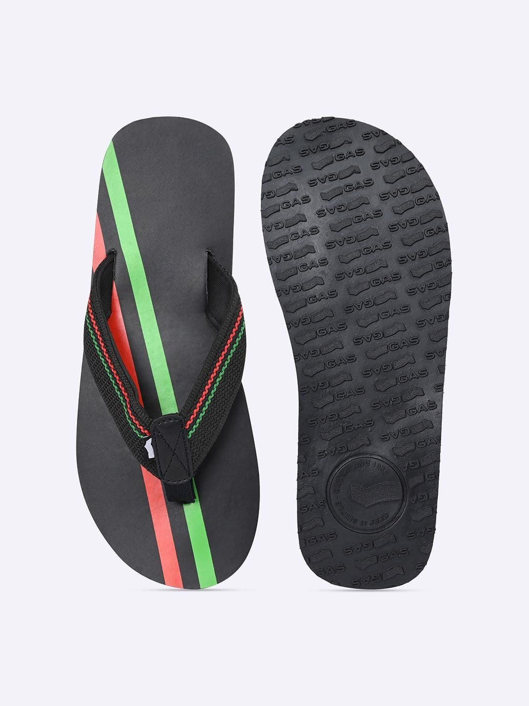 GAS Men GenFlow Navy Green FlipFlops thumbnail 5