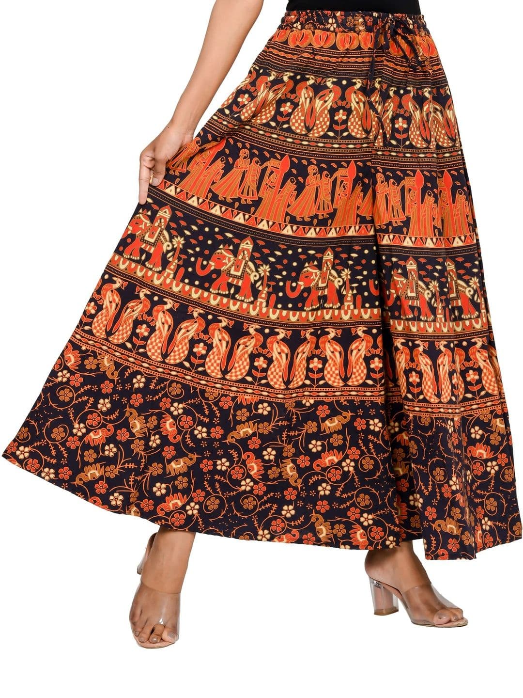SAMJHI Women Ethnic Motifs Printed Ethnic Palazzos thumbnail 5
