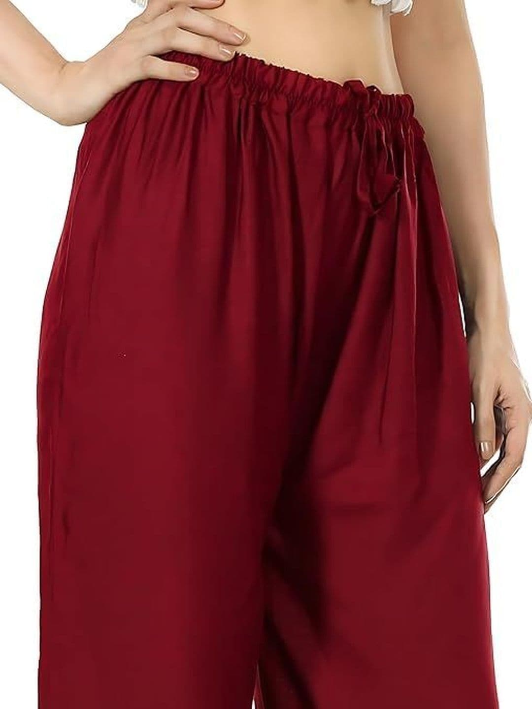 KGFONECLOTH Women Flared Knitted Ethnic Palazzos thumbnail 6