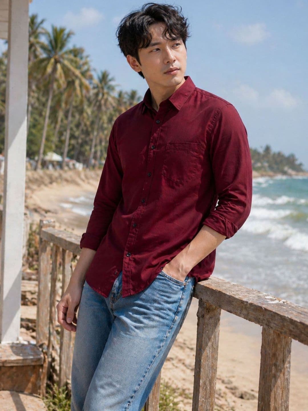 R.Code by The Roadster Life Co. Men Premium Casual Shirt thumbnail 3