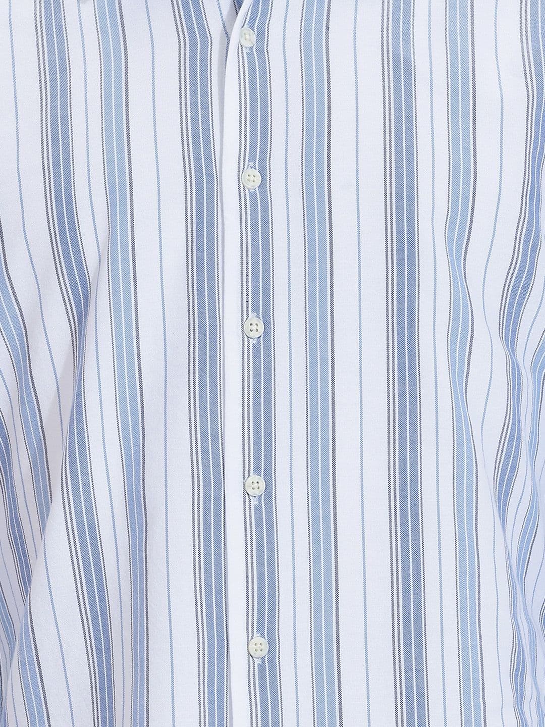 The Roadster Life Co. Vertical Striped Pure Cotton Casual Shirt thumbnail 3