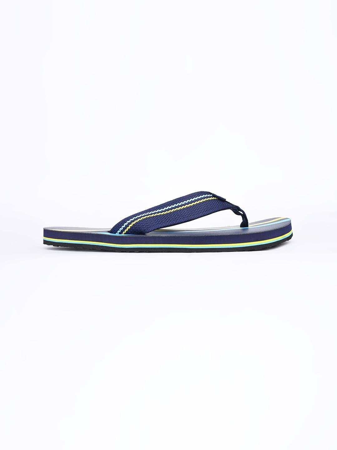 GAS Men GenFlow Navy Yellow FlipFlops thumbnail 5